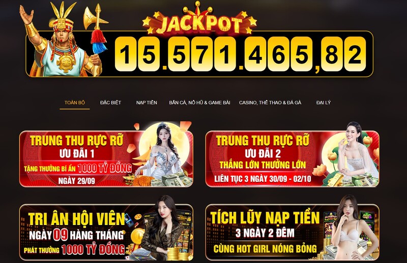 Chương trình ưu đãi hàng tháng cực khủng tại 789WIN